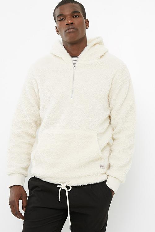 Sherpa 1/4 zip hoodie
