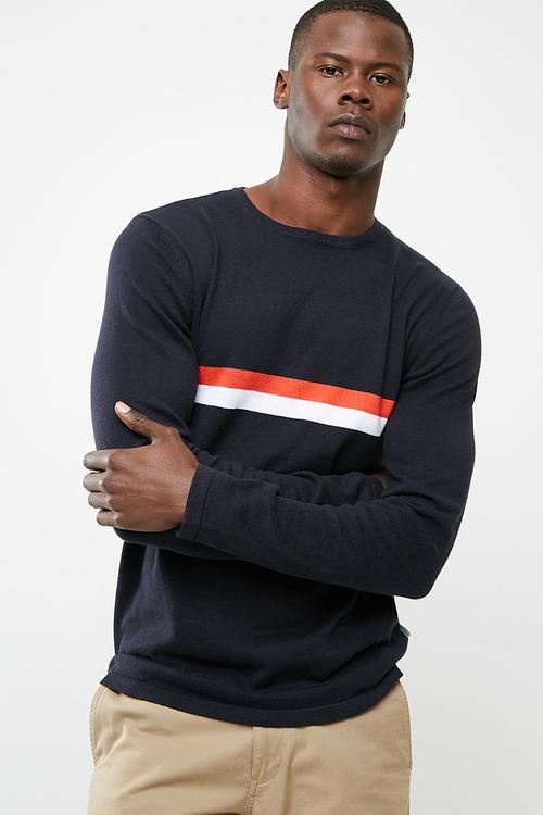 Stone crew neck knit
