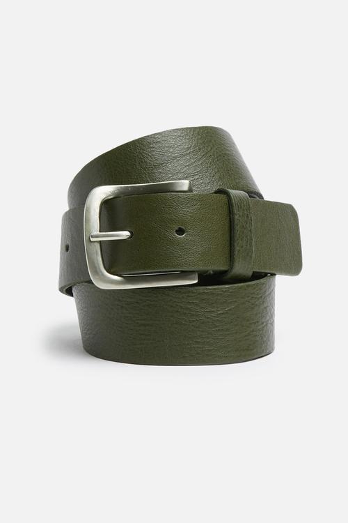 Leather belt