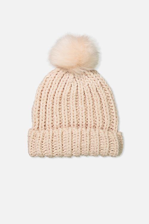 Lola pom pom beanie