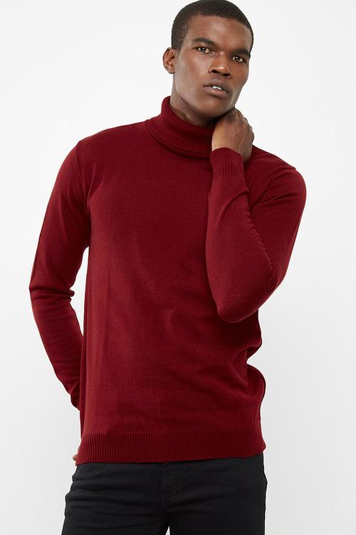 Basic roll neck pullover