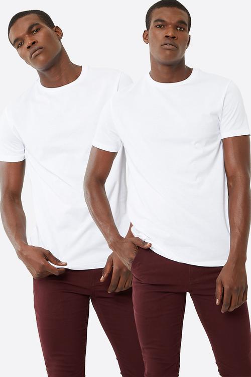 Basic crew neck tee 2 pack