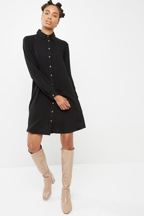 Swing shirt dress