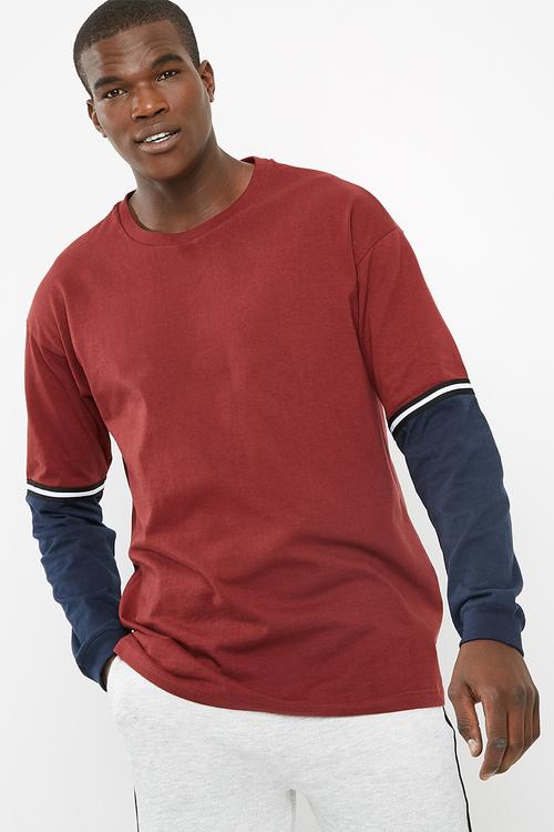 Taped oversized tee