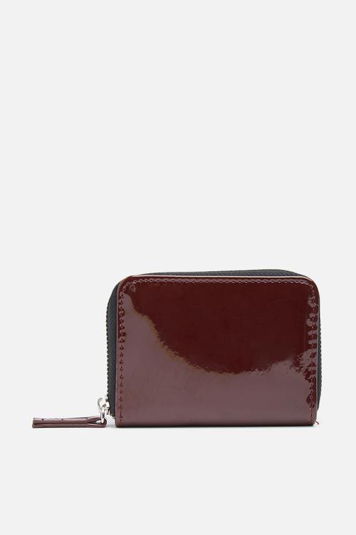Patent mini zip around purse