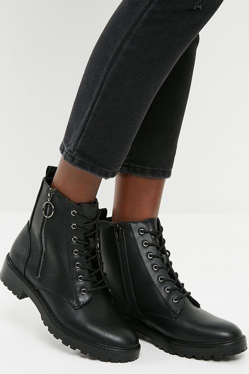Bad lace up bootie