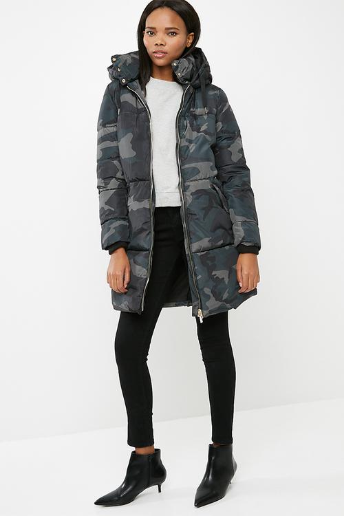 Edina long nylon coat