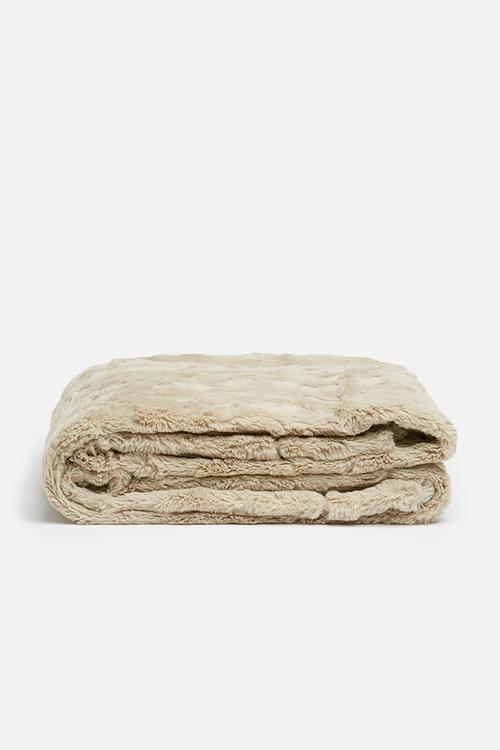 Sirocco faux fur throw