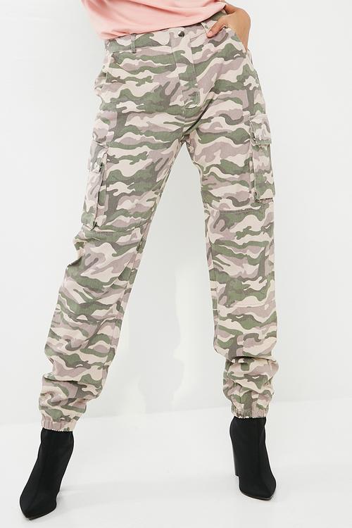 Premium nude camo trousers