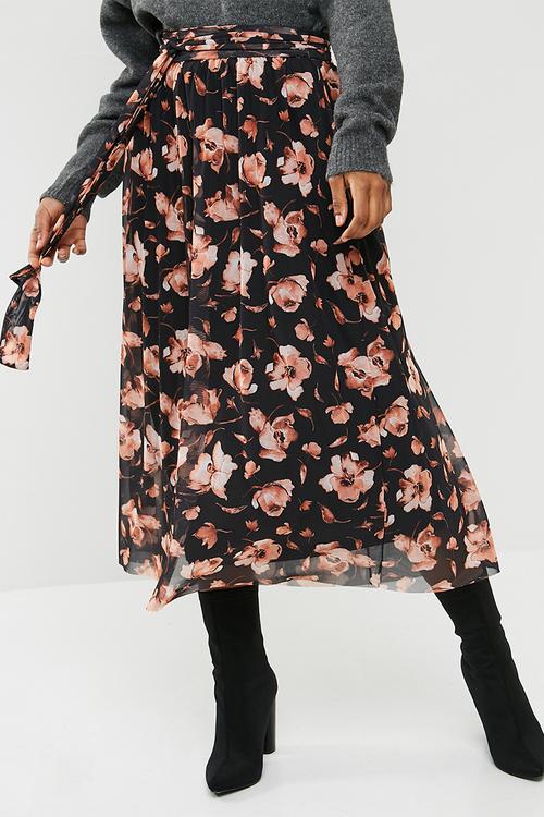 Odina mesh midi skirt
