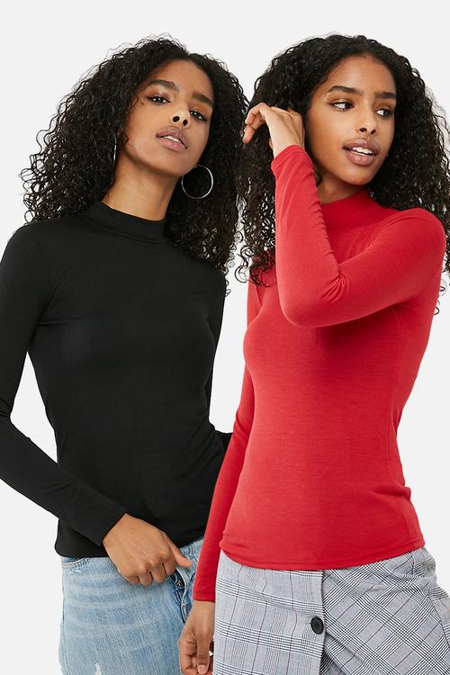 2 pack turtle neck top