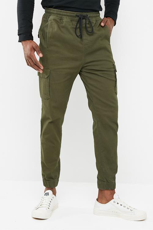 Cuffed slim jogger