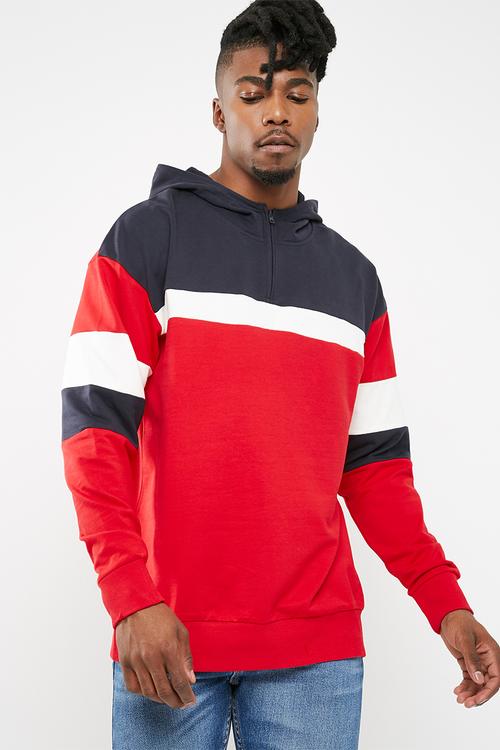 Eran zip neck hoodie