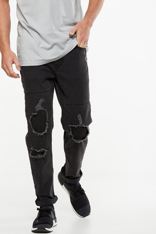 Tapered leg jean