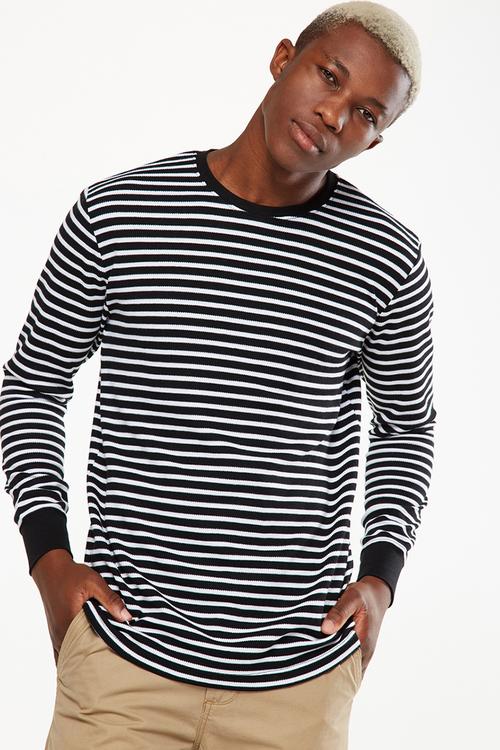 Waffle long sleeve tee