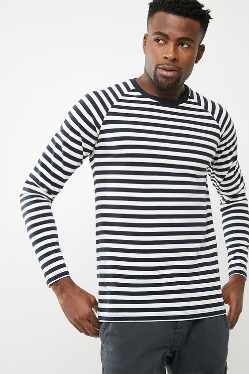 Fast stripe long sleeve tee