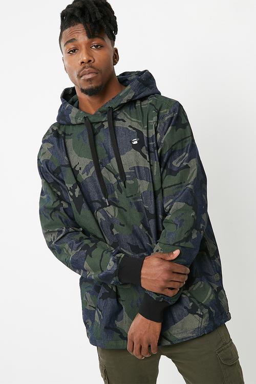 Stor anorak overshirt jacket