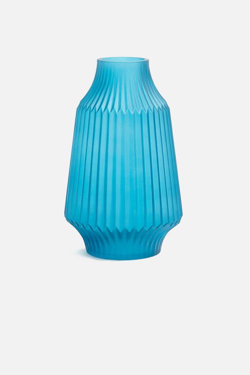 Stripes vase - blue 