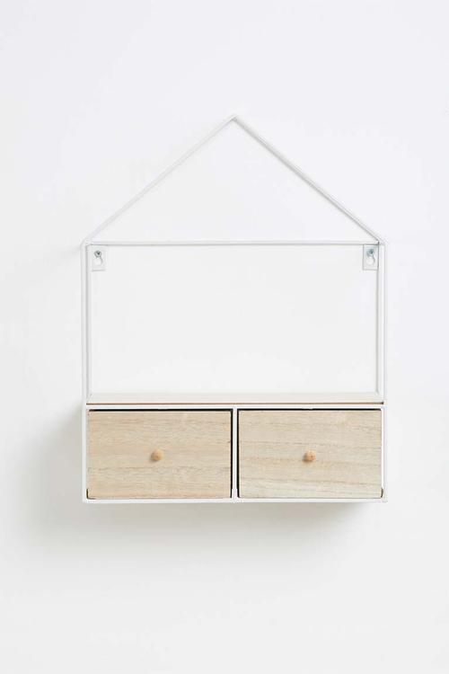 House wall cabinet - white 