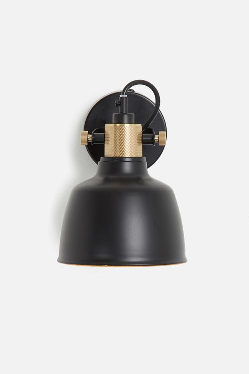 Brooklyn wall light - black