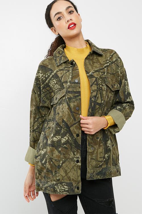 Hunter camo jacket - green