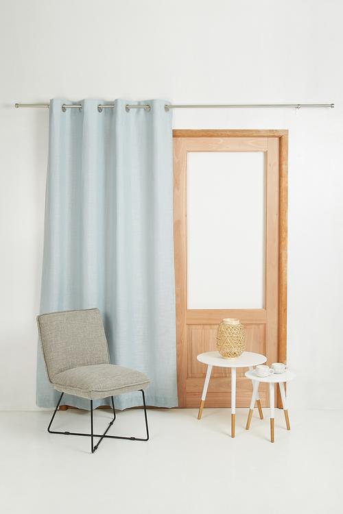 Eyelet curtain - duck egg