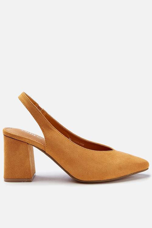 Davis block heel - tan