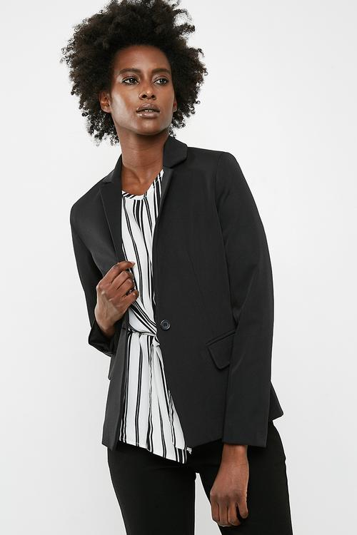 Classic suit blazer - black