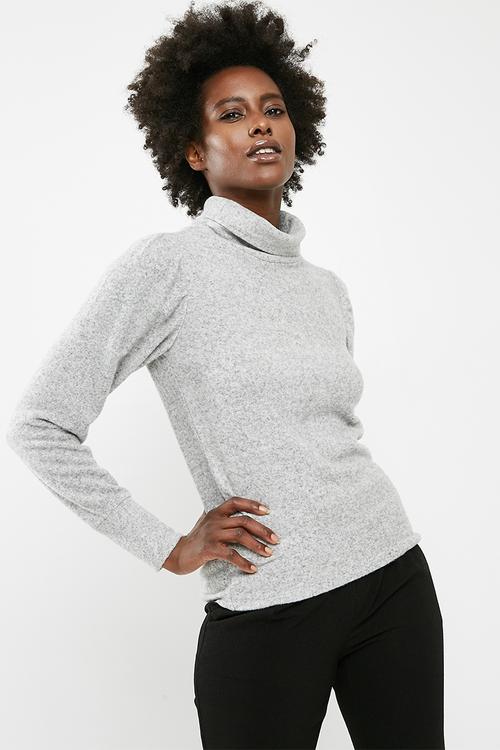 Tammi roll neck long sleeve - grey 