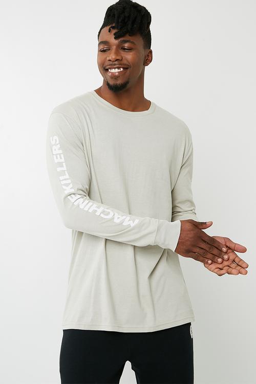 Tbar long sleeve - grey