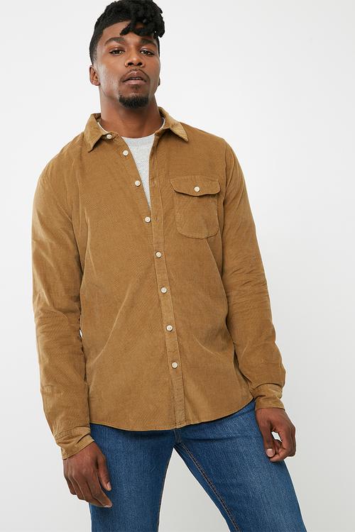 91 Corduroy shirt - tan