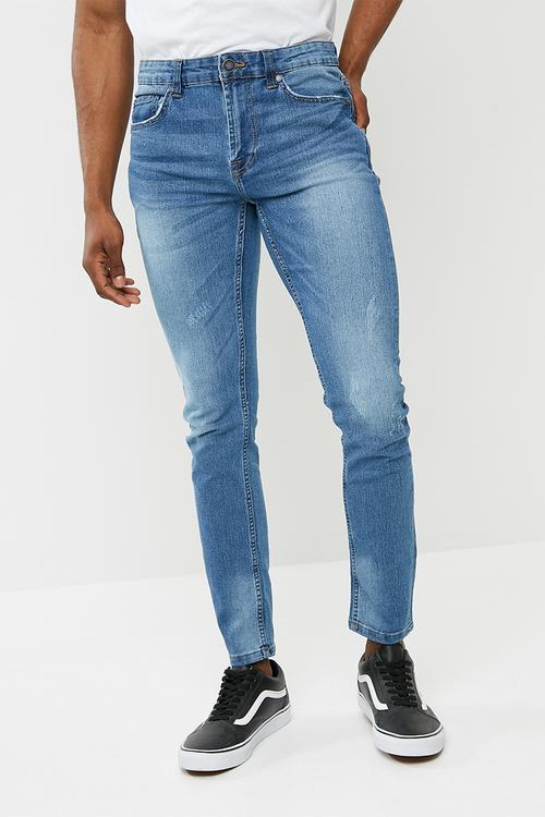 Warp skinny fit jeans - blue