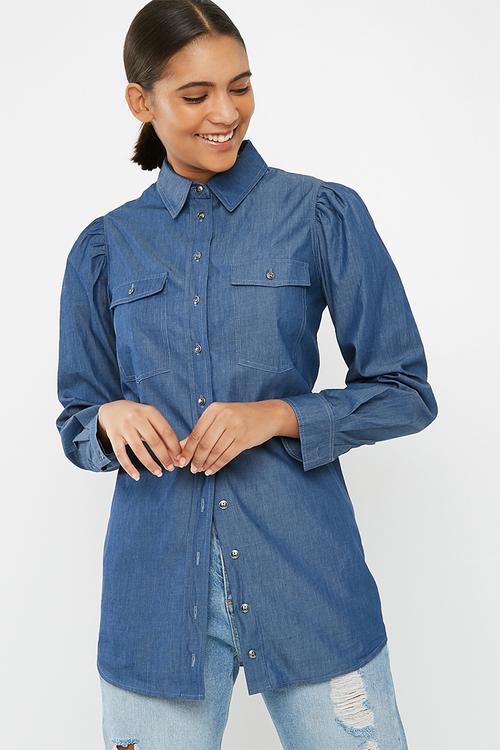Denim shirt - blue