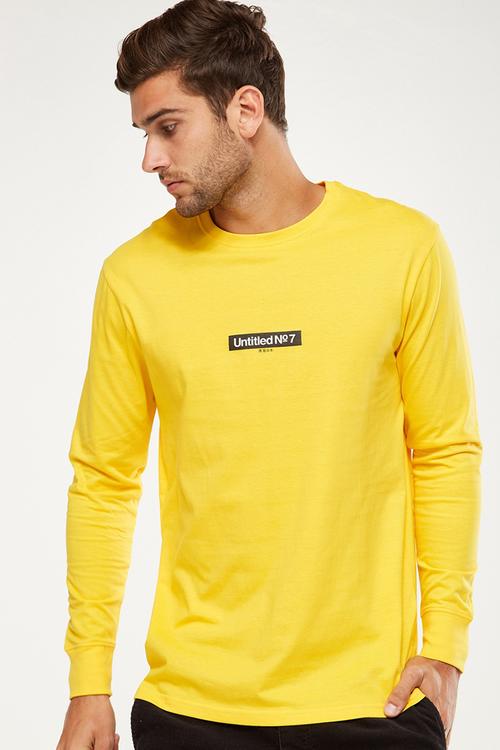 Tbar long sleeve - yellow