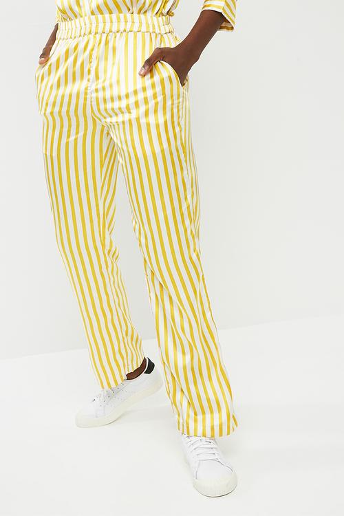 Jessica pants - yellow & white