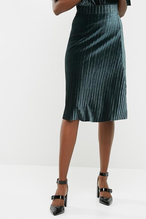 Nina pleated skirt - green 