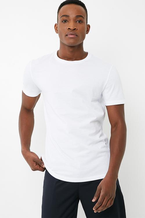 Crew neck tee - white 