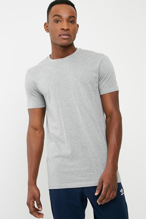 Crew neck tee - grey 