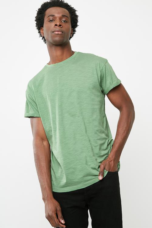 High roll tee - green 
