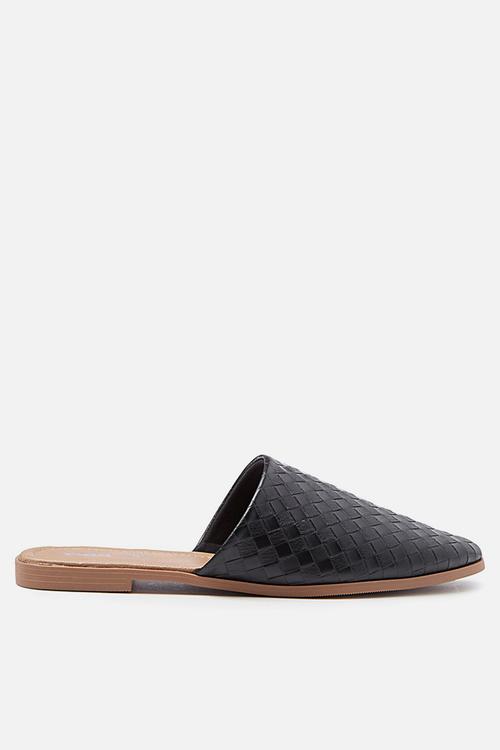 Charlotte soft mule - black 