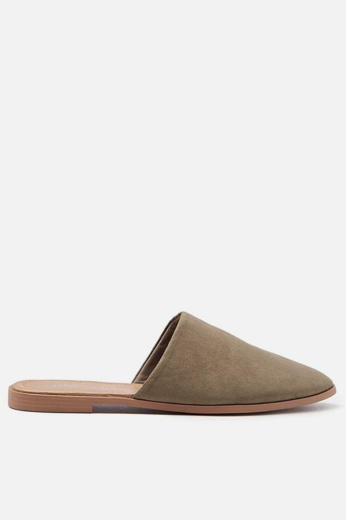 Charlotte soft mule - brown 