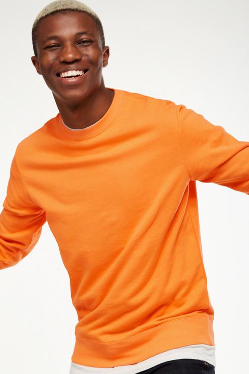 Summer crew fleece - orange