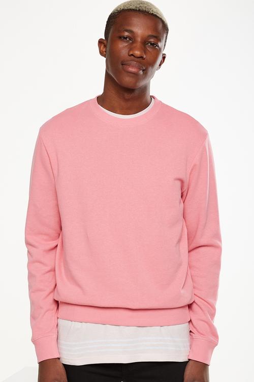 Summer crew fleece - pink