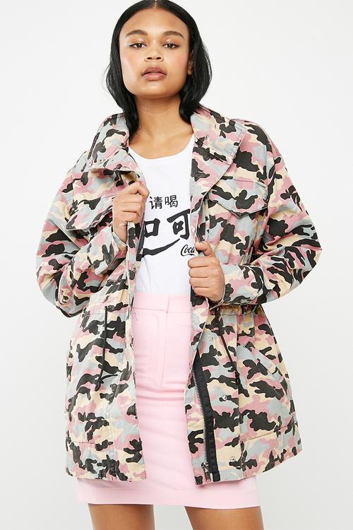 Barbie logo camouflage jacket - multi 