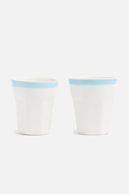 Indie mug set of 2 - blue