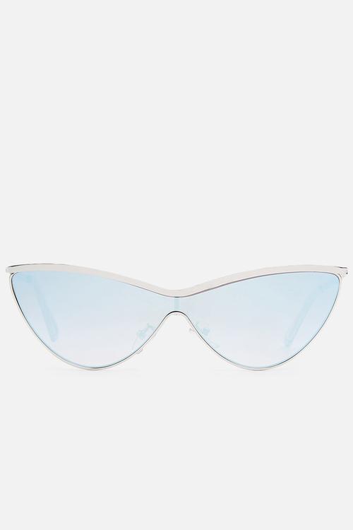 Madison beer cat eye sunglasses - silver 