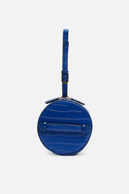 Zuri round bag - blue 