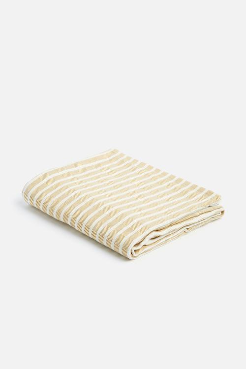 Laguna towel - star fish mustard