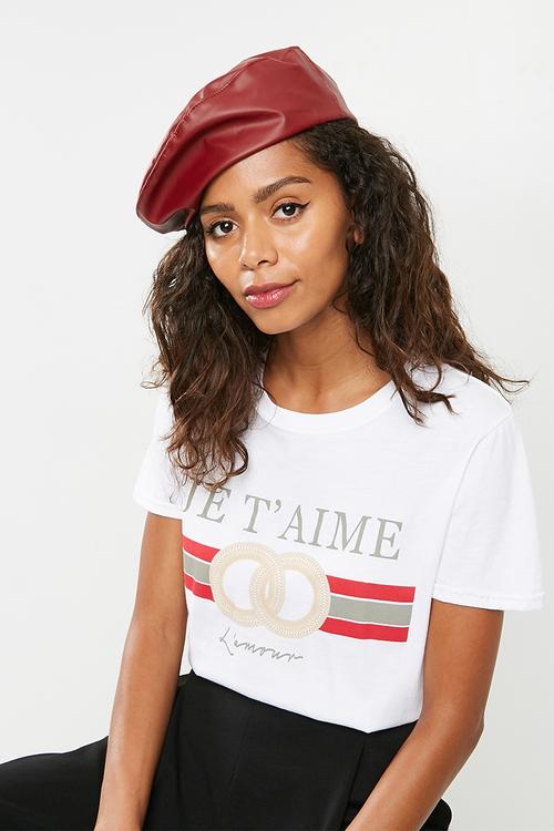 Scarlett beret - red 
