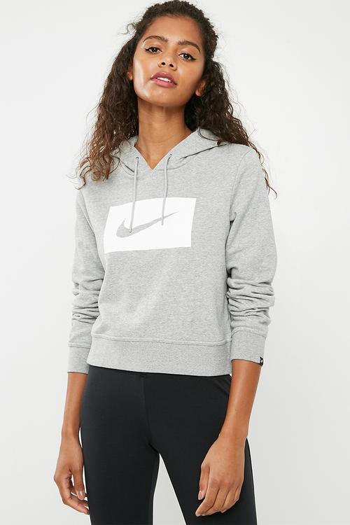 Swoosh hoodie - grey 